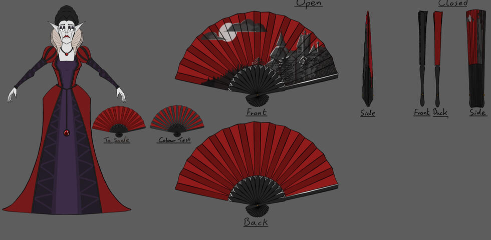 Agnes' hand fan